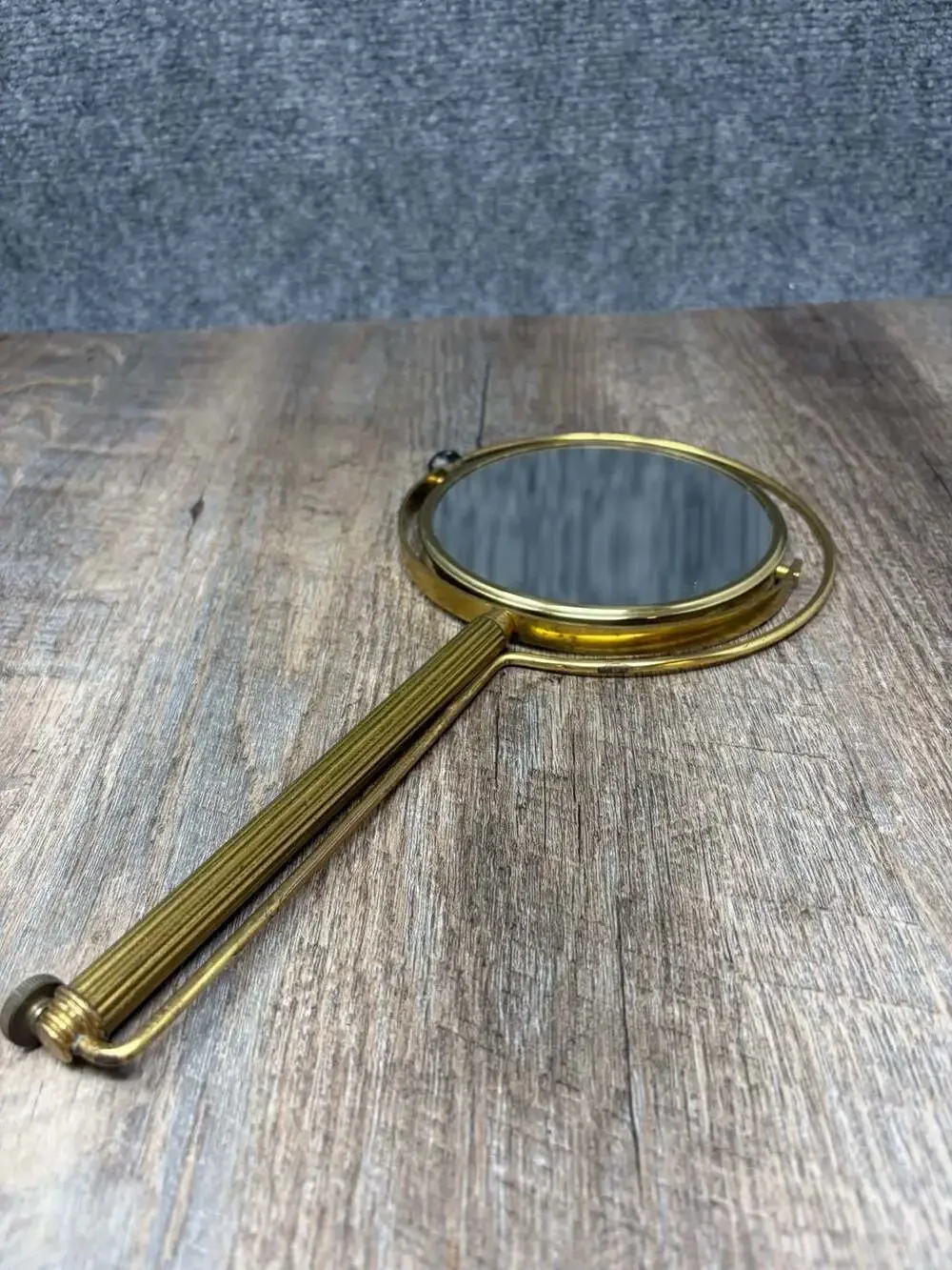 Vintage Mid Century French Adjustable Table Stand 2 Side Mirror Magnifying fancy